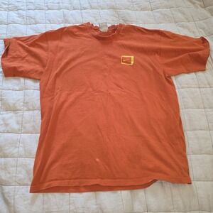 Vtg Nike Distressed Graphic Swoosh Logo T Shirt 90s Y2K 2000s Basketball Sz XL